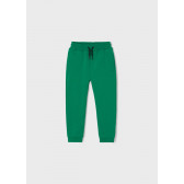 Дълъг спортен панталон с ластична талия, зелен Mayoral 338296 