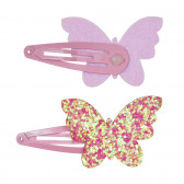 Фиби пеперуди с брокатено покритие, розови Chicco 338354 