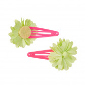 Комплект от два броя фиби със зелени цветя Chicco 338437 