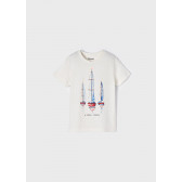 Комплект от две тениски с морски мотиви, червена и бяла Mayoral 338569 10