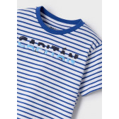 Комплект от две тениски с морски мотиви, синя и бяла Mayoral 338571 9