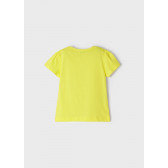 Тениска с бродерия Chic, жълта Mayoral 338649 7