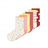 Комплект от шест броя цветни чорапи Name it 338792 