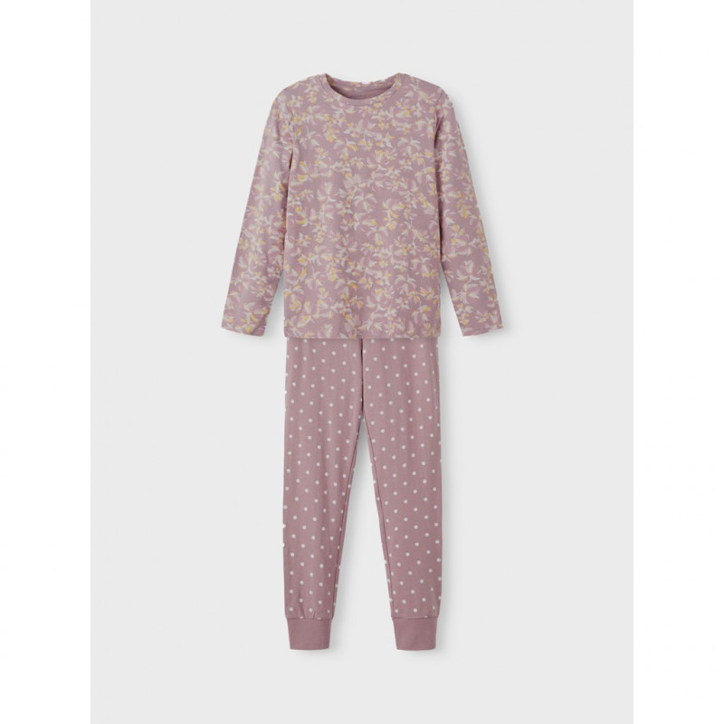 Пижама от органичен памук, розова  338888