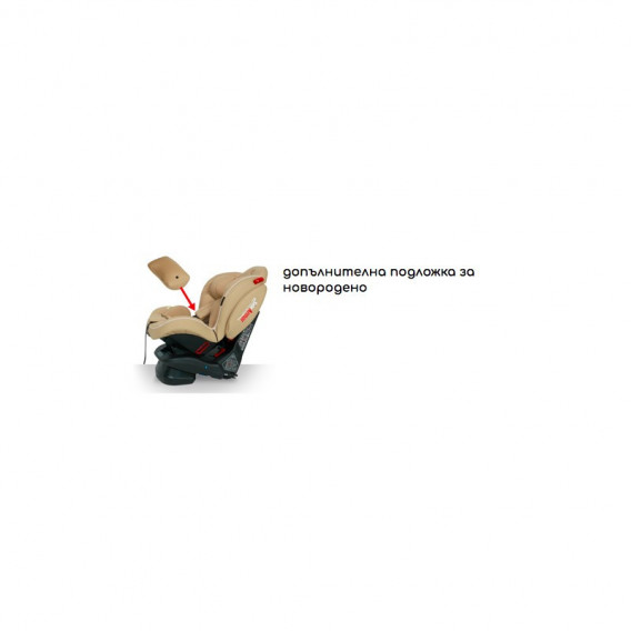 Стол за кола Arthur Isofix Beige Leather 0-25 кг. Lorelli 33904 7