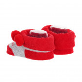 Чорапи My first Christmas за бебе, червени Cool club 339440 2