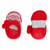 Чорапи My first Christmas за бебе, червени Cool club 339441 3