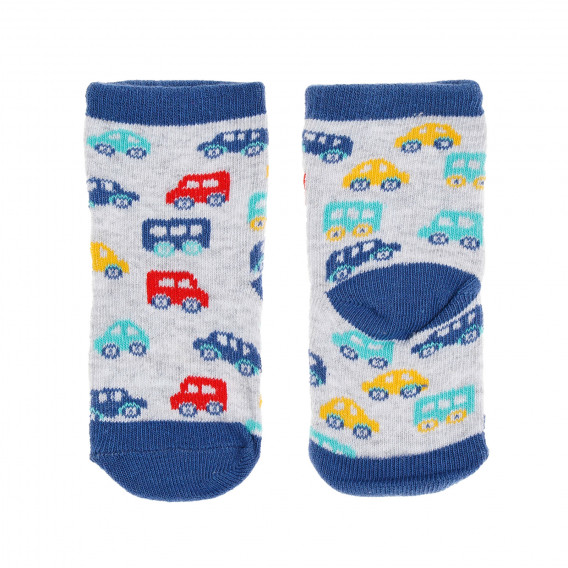 Комплект от пет чифта многоцветни чорапи за бебе Cool club 339456 3