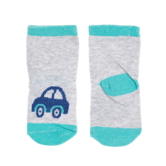Комплект от пет чифта многоцветни чорапи за бебе Cool club 339459 7