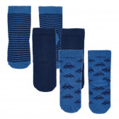 Комплект от два чифта чорапи за бебе, син Cool club 339465 