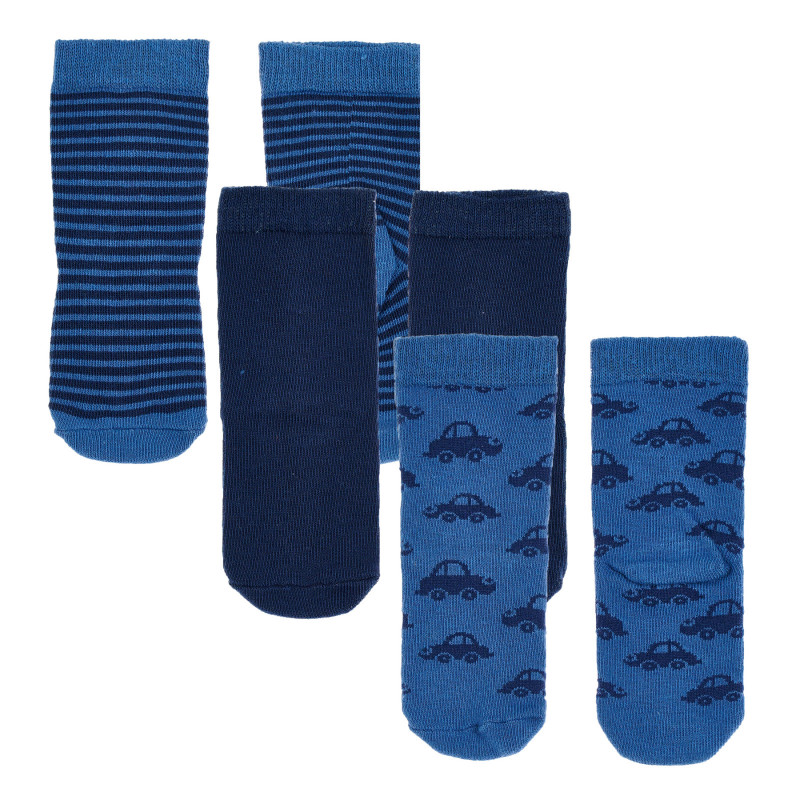 Комплект от два чифта чорапи за бебе, син  339465