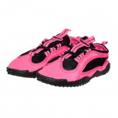 Аква обувки с черни акценти, розови Playshoes 339721 2