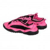 Аква обувки с черни акценти, розови Playshoes 339722 3