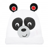 Комплект шапки с ушички на панда, многоцветен Cool club 339732 2