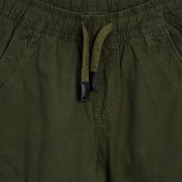 Карго панталон с мъхеста подплата, зелен Cool club 339979 2