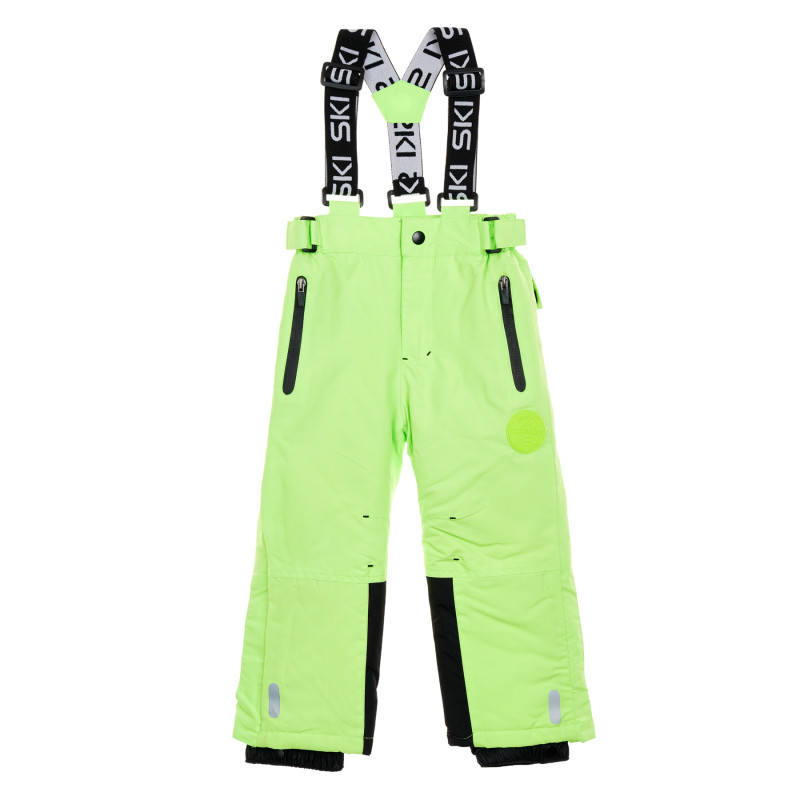 Ски панталон с тиранти Ski resort, зелен  340292
