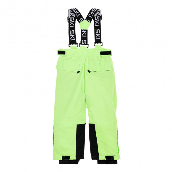 Ски панталон с тиранти Ski resort, зелен Cool club 340295 4