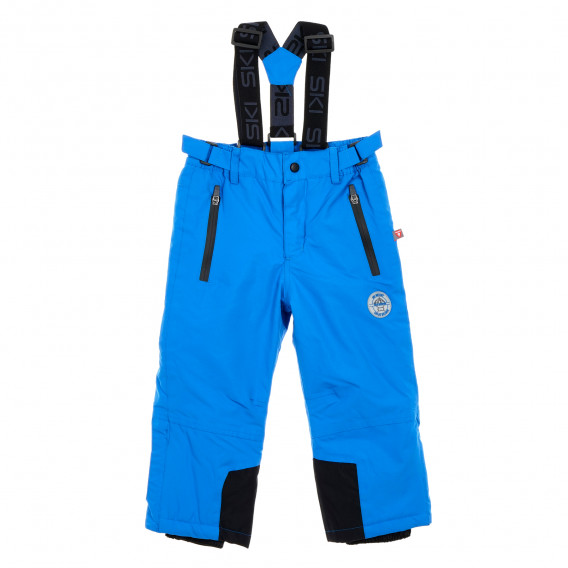 Ски панталон с тиранти Ski resort, син Cool club 340308 