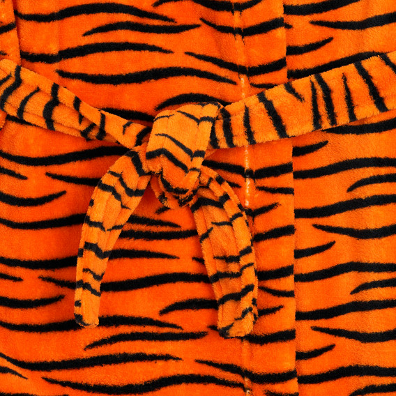 Халат с апликация на тигър, оранжев Cool club 340368 2