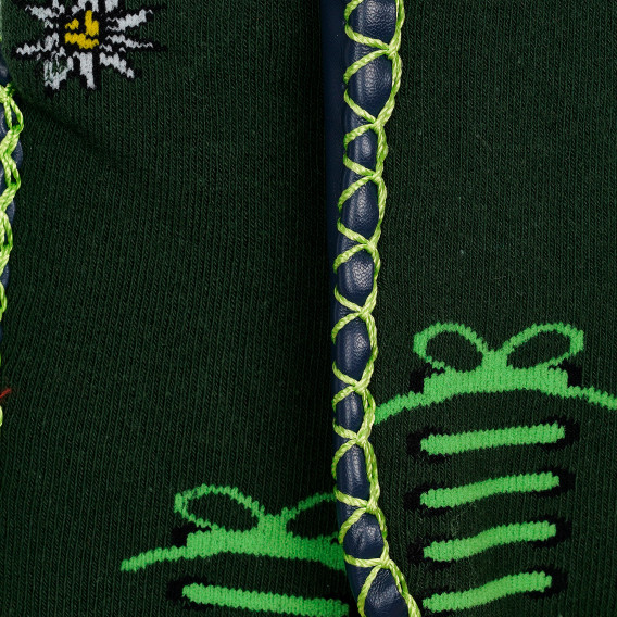 Меки буйки тип чорап, зелени Playshoes 340504 2