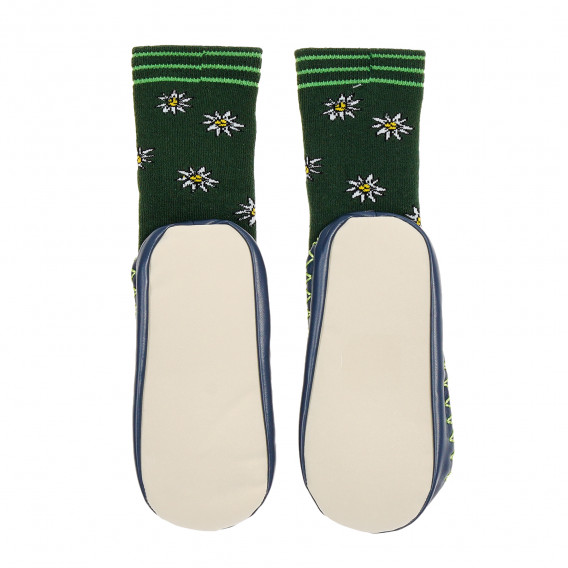 Меки буйки тип чорап, зелени Playshoes 340505 3
