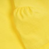 Тениска с бродерия Chic, жълта Mayoral 340732 3