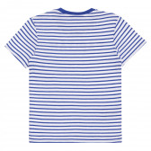 Комплект от две тениски с морски мотиви, синя и бяла Mayoral 340848 7