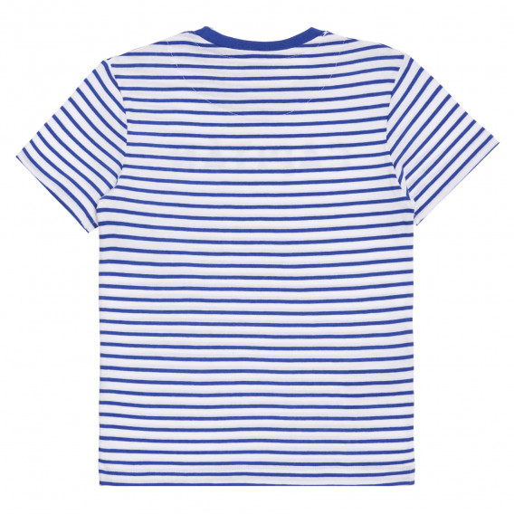 Комплект от две тениски с морски мотиви, синя и бяла Mayoral 340848 7