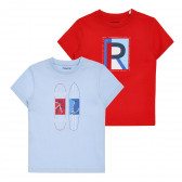 Комплект от две тениски Ride-Roll, синя и червена Mayoral 340850 