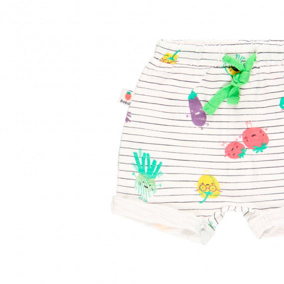 Комплект тениска и къси панталони Veggie party за бебе, многоцветен Boboli 341115 4