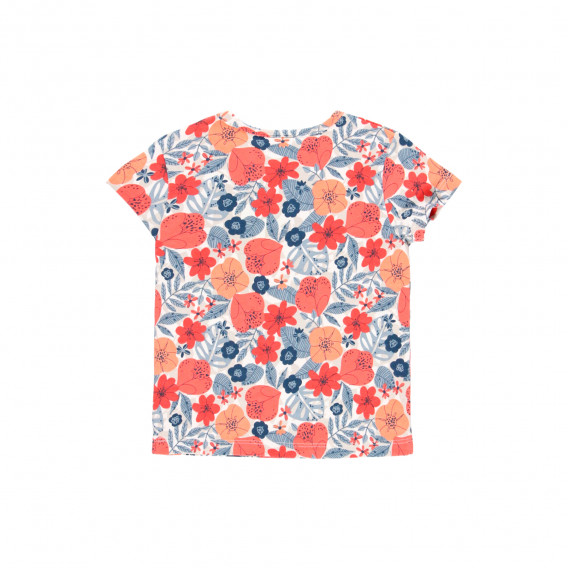 Тениска с флорален принт, многоцветна Boboli 341149 2