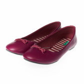Обувки балерини за момиче с панделка Benetton 34156 