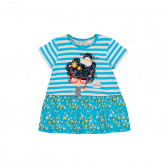 Памучна рокля с щампа за бебе , многоцветна Boboli 341645 