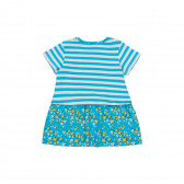 Памучна рокля с щампа за бебе , многоцветна Boboli 341646 2
