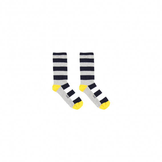 Комплект от три броя чорапи на райета, многоцветни Boboli 341665 2