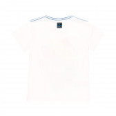 Памучен комплект тениска с щампа и къси панталони, многоцветни Boboli 341678 5