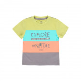 Памучна тениска Explore, многоцветна Boboli 341881 