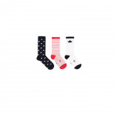 Комплект от три броя цветни чорапи за бебе, многоцветен Boboli 341949 