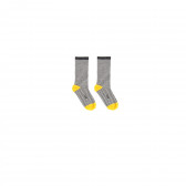 Комплект от три броя цветни чорапи за бебе, сив Boboli 341970 2