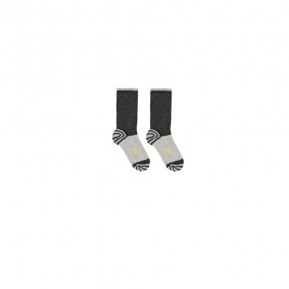 Комплект от три броя цветни чорапи за бебе, сив Boboli 341971 3