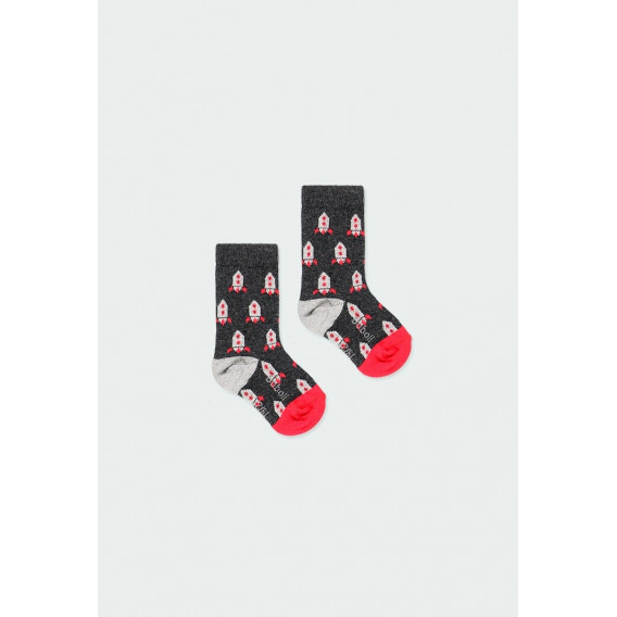 Комплект от три броя цветни чорапи за бебе, многоцветен Boboli 341980 4