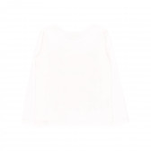 Памучна блуза с флорална щампа и пайети, бяла Boboli 342097 2