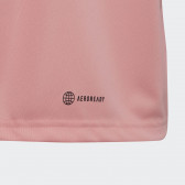 Тениска със скъсена кройка, розова Adidas 342255 2
