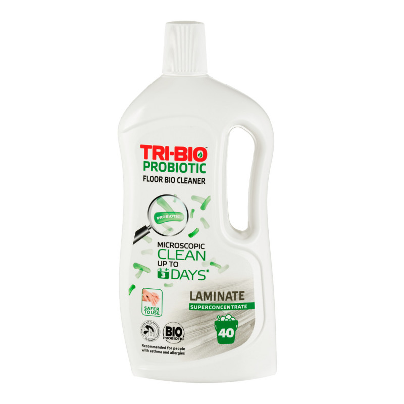 TRI-BIO Пробиотичен еко почистващ препарат за ламиниран под, 840 мл., 40 дози  342354