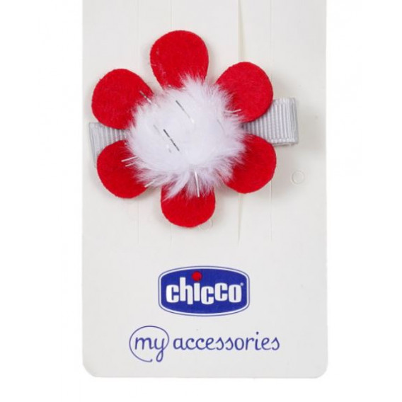 Фиба за коса с червено цвете Chicco 342391 2
