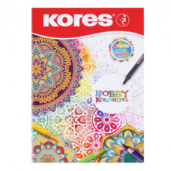Комплект цветни конични флумастери, 20 цвята Kores 342409 3