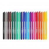 Комплект цветни конични флумастери, 20 цвята Kores 342412 5