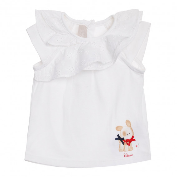 Памучна блуза без ръкав за бебе Chicco 342467 