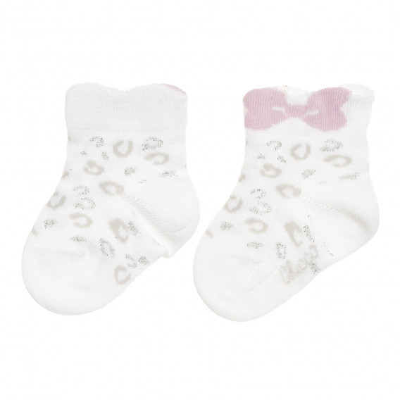 Памучни чорапи с животински принт за бебе Chicco 342660 