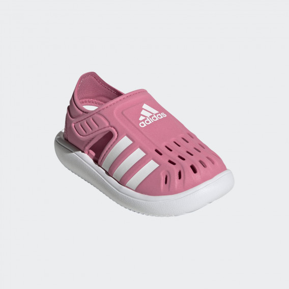 Аква сандали с три ленти, розови Adidas 342696 4